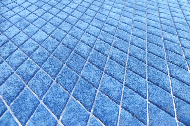 SUEDE RS À CARREAUX BLEU