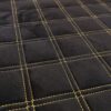 SUPREME SUEDE SQUARE - ANTHRACITE / YELLOW THREAD