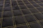 SUPREME SUEDE SQUARE - ANTHRACITE / YELLOW THREAD