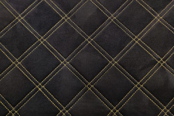 SUPREME SUEDE SQUARE - ANTHRACITE / YELLOW THREAD