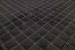 SUPREME SUEDE SQUARE - ANTHRACITE / YELLOW THREAD