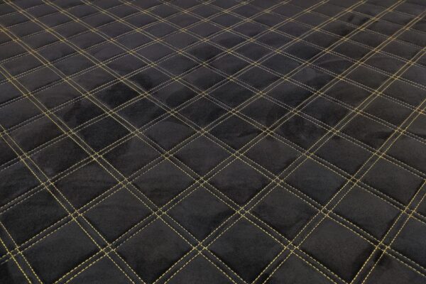 SUPREME SUEDE SQUARE - ANTHRACITE / YELLOW THREAD