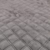 SUPREME SUEDE SQUARE - GREY / BLACK THREAD