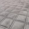 SUPREME SUEDE SQUARE - GREY / BLACK THREAD