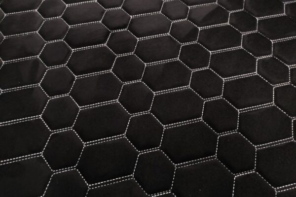 PREMIUM SUEDE RS DESIGN BLACK / WHITE THREAD
