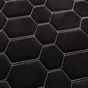 PREMIUM SUEDE RS DESIGN BLACK / WHITE THREAD
