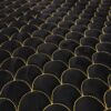 SUEDE PREMIUM BENZ SHELL DESIGN BLACK / YELLOW THREAD