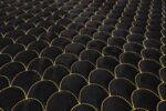 SUEDE PREMIUM BENZ SHELL DESIGN BLACK / YELLOW THREAD
