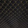 PREMIUM SUEDE BENZ DESIGN SCHWARZ / GELBER FADEN