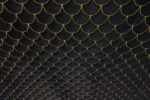 PREMIUM SUEDE BENZ DESIGN BLACK / YELLOW THREAD