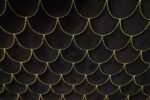 PREMIUM SUEDE BENZ DESIGN BLACK / YELLOW THREAD