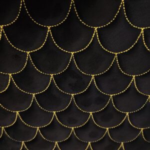 PREMIUM SUEDE BENZ DESIGN BLACK / GREEN THREAD