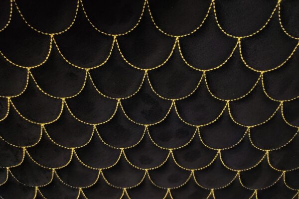 PREMIUM SUEDE BENZ DESIGN BLACK / YELLOW THREAD