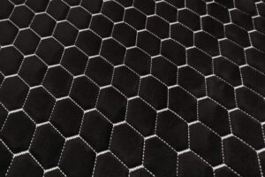 SUEDE PREMIUM DIAMOND DESIGN BLACK / WHITE THREAD