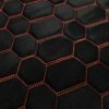 PREMIUM SUEDE RS DESIGN BLACK / ORANGE THREAD