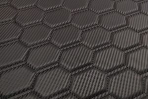 3D CARBON BLACK - HONEYCOMB DESIGN / THREAD BLACK