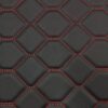 HEXAGON DESIGN / RED THREAD