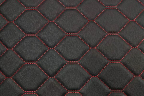 HEXAGON DESIGN / RED THREAD