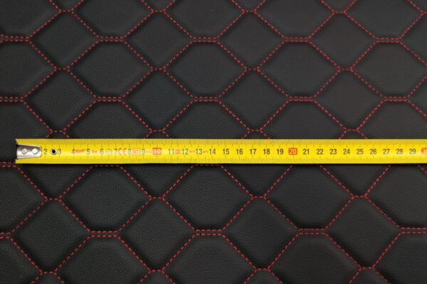 HEXAGON DESIGN / RED THREAD
