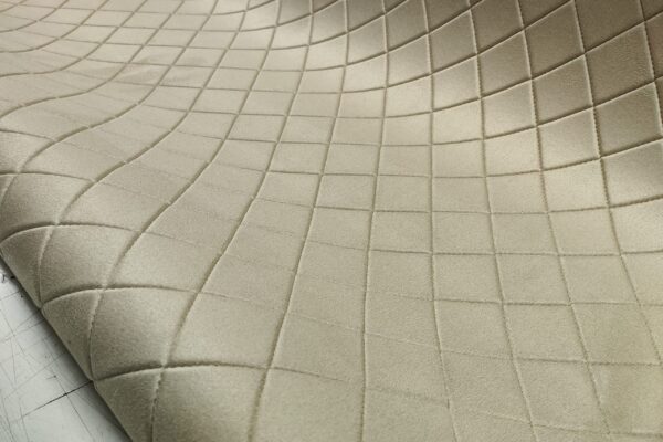 HEADLINER SUEDE KARO - BEIGE