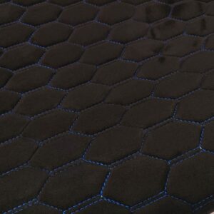 PREMIUM SUEDE - RS-3 DESIGN BLACK / BLUE THREAD