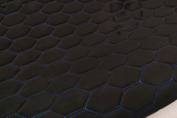 PREMIUM SUEDE - RS-3 DESIGN BLACK / BLUE THREAD