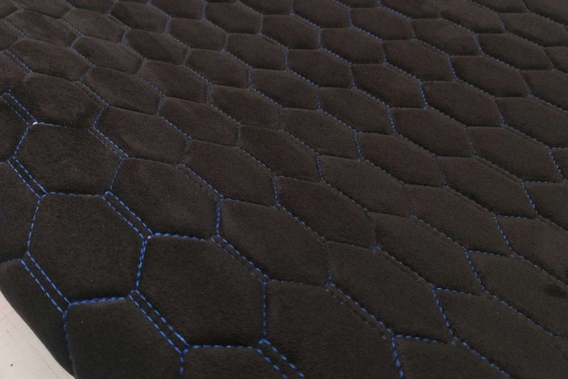 PREMIUM SUEDE RS3 DESIGN CZARNA / NIĆ NIEBIESKA