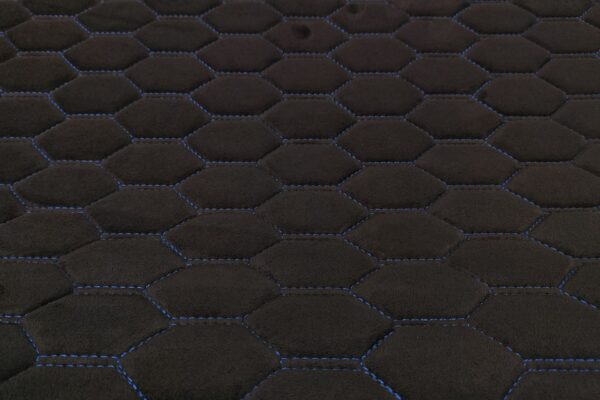 PREMIUM SUEDE - RS-3 DESIGN BLACK / BLUE THREAD
