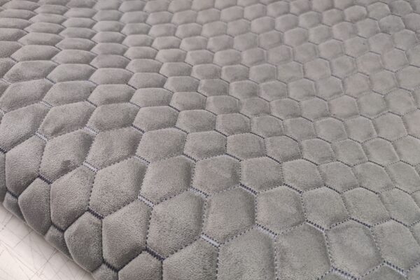 PREMIUM SUEDE DIAMOND DESIGN GREY