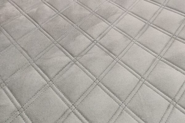 SUPREME SUEDE SQUARE - LIGHT GREY / THREAD GREY