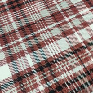 CHECK WHITE / RED