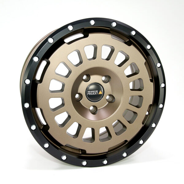 TWIN-MONOTUBE-PROJECT-AT18, 8.5x18 SEIDENMATT TERRA - KIT