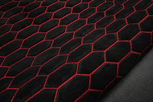 PREMIUM SUEDE CARRERA DESIGN BLACK / RED THREAD