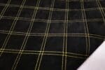 PREMIUM SUEDE SQUARE BLACK / YELLOW THREAD