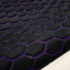PREMIUM SUEDE RS3 DESIGN CZARNA / NIĆ FIOLETOWA