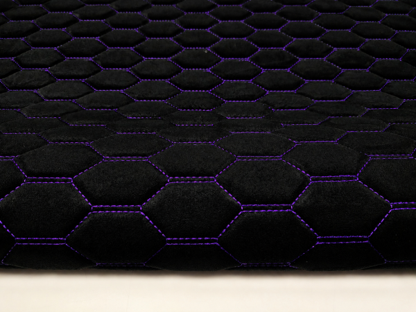PREMIUM SUEDE RS3 DESIGN CZARNA / NIĆ FIOLETOWA