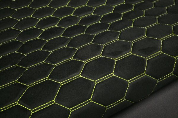 PREMIUM SUEDE RS3 DESIGN CZARNA / NIĆ LIME GREEN