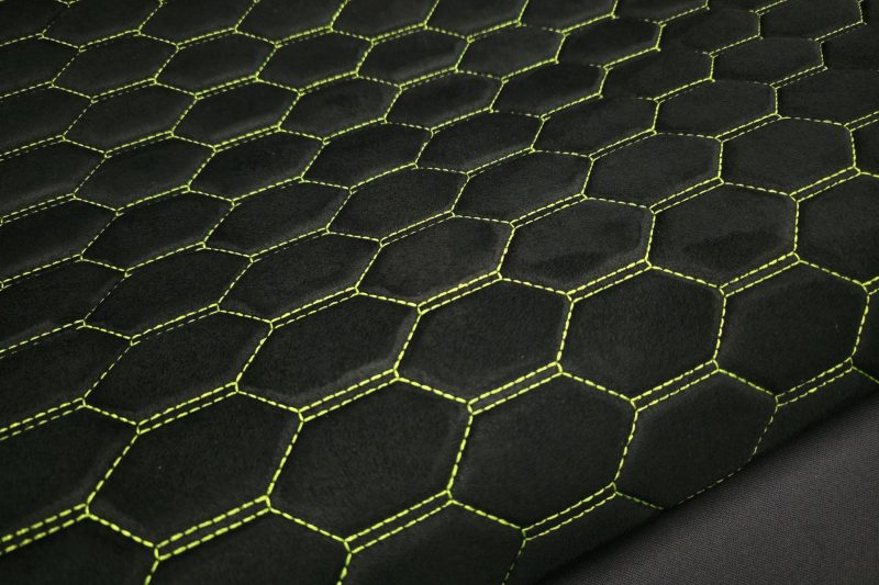 PREMIUM SUEDE RS3 DESIGN CZARNA / NIĆ LIME GREEN