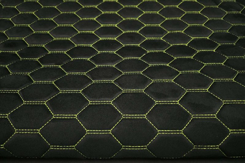 PREMIUM SUEDE RS3 DESIGN CZARNA / NIĆ LIME GREEN