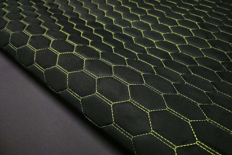 PREMIUM SUEDE RS3 DESIGN CZARNA / NIĆ LIME GREEN