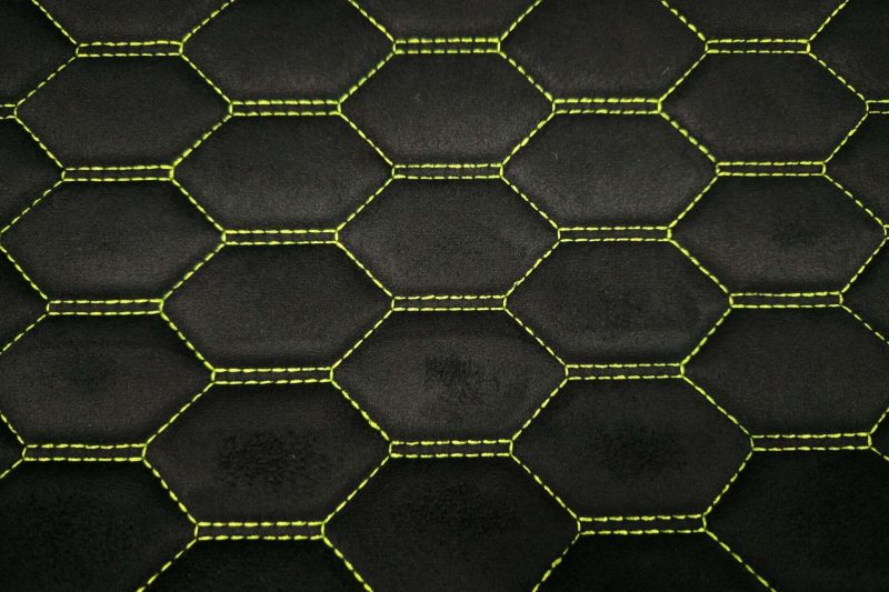 PREMIUM SUEDE RS3 DESIGN CZARNA / NIĆ LIME GREEN