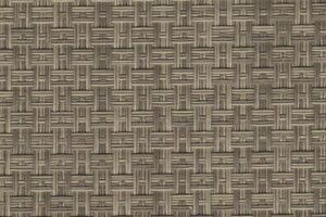 Dark grey woven rattan pattern doormat, indoor and outdoor durable home decor accessories.