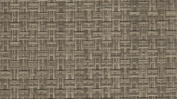 Dark grey woven rattan pattern doormat, indoor and outdoor durable home decor accessories.