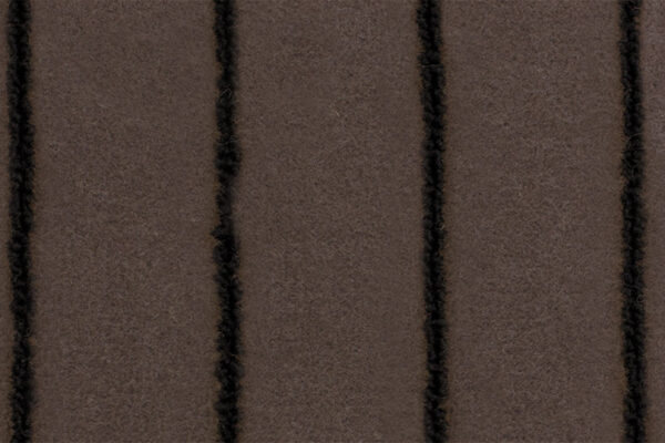 Marine Tuft Teak Suede Black