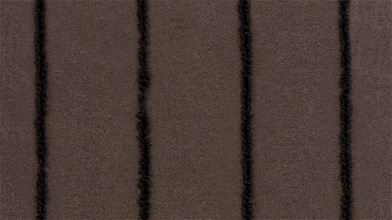 Teak Wildleder Schwarz Marine Tuft Teak Wildleder Schwarz