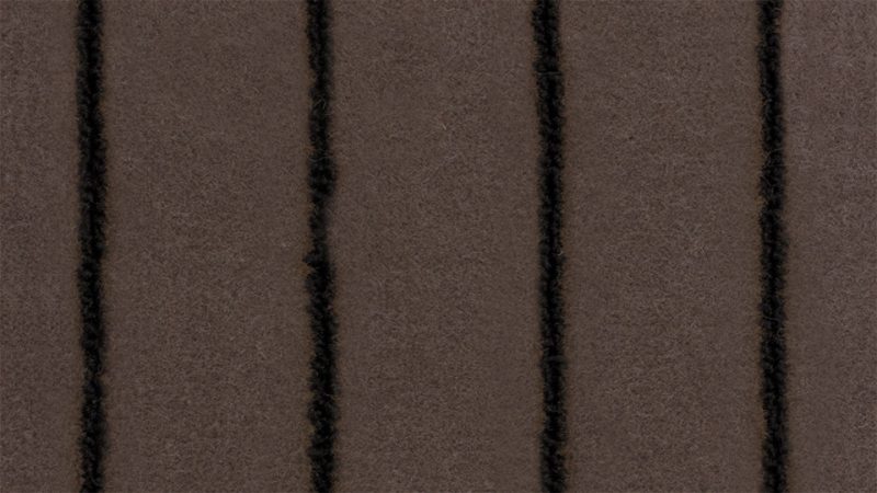Teak Wildleder Schwarz Marine Tuft Teak Wildleder Schwarz