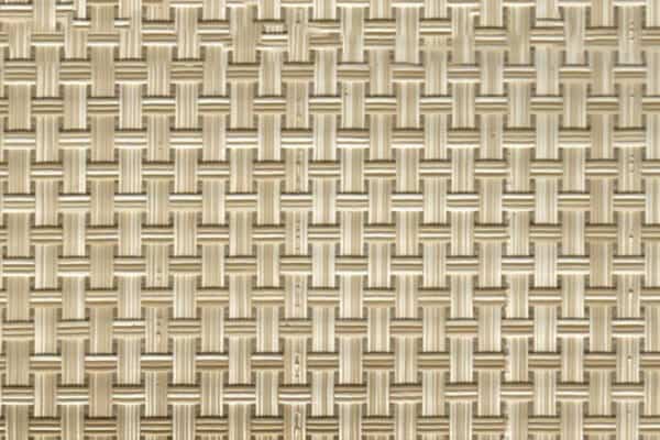 1. delicate braided rattan pattern in a natural shade.