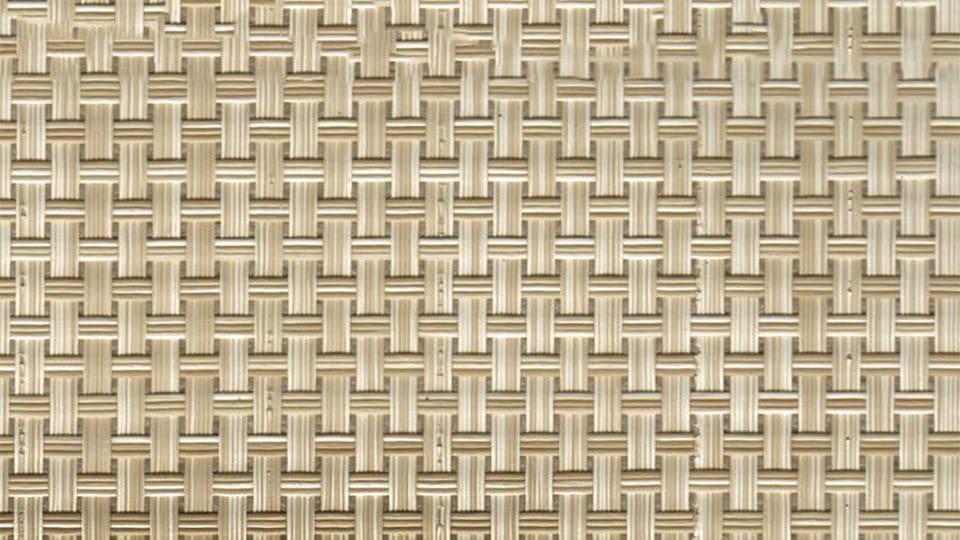 Wicker Weave Gulf Sand 1. delikatny wzór plecionki z rattanu w naturalnym odcieniu.