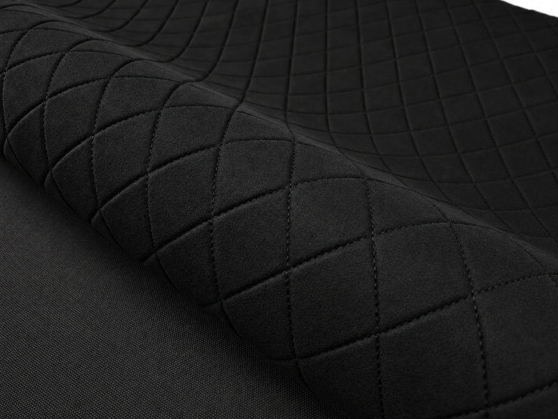 GARNITURE DE TOIT SUPREME SUEDE KARO - NOIR / FIL NOIR