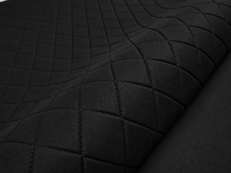 GARNITURE DE TOIT SUPREME SUEDE KARO - NOIR / FIL NOIR